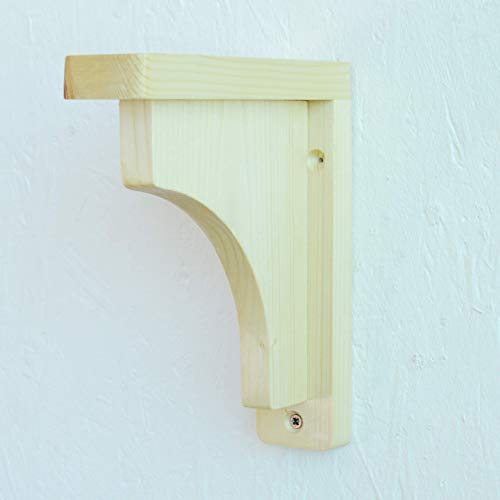 2 X Pine Wooden Shelf Brackets Gallows Bracket 250mm X 250mm Amazon Co Uk Handmade