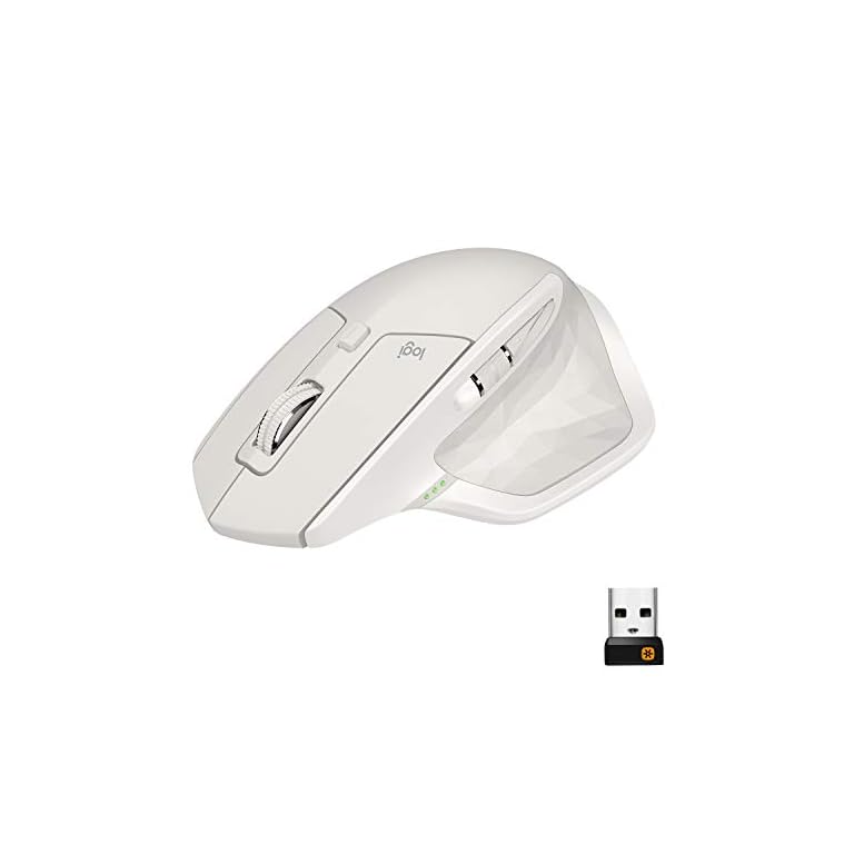 Logitech MX Master 2S Wireless Mouse – Use On Any Surface, Hyper-Fast Scrolling, Ergonomic Shape, Rechargeable, Control…