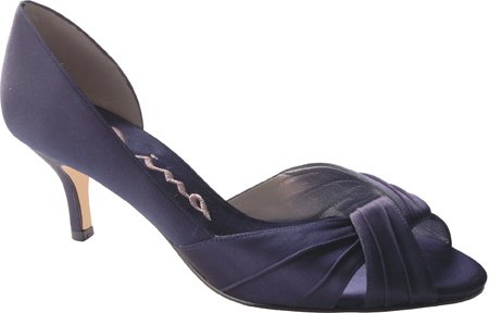 nina navy blue evening shoes
