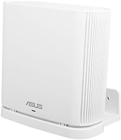 VOMENC Wall Mount Holder For ASUS ZenWiFi AX AC (XT8 CT8 XT9) Whole-Home Tri -Band Mesh System WiFi 6 System Wall Bracket Hanger Stand Compatible With ASUS ZenWiFi AX AC (White 2Pack