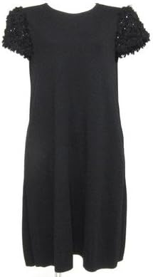 Amazon フォクシー Foxey 黒 半袖 ニット ワンピース 40 ワンピース チュニック 通販