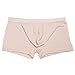 YiZYiF Men's Ice Silk Boxer Shorts Ultra Thin Transparent Bikini Soft Swimming Briefs Nude XX-Large