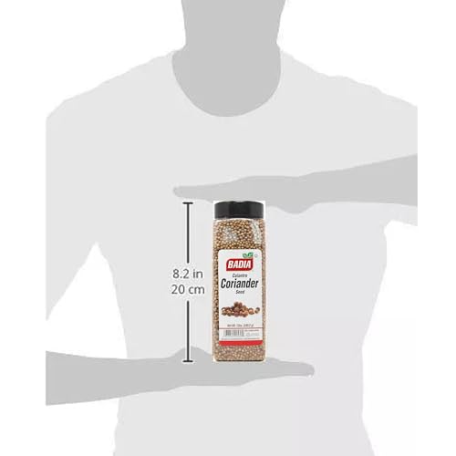 BADIA CORIANDER SEEDS WHOLE, 12 OZ – GOURMET SPICE SEASONING FOR COOKING & FLAVORING