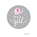 Andaz Press Pink Girl Elephant Baby Shower Collection, Cupcake Topper DIY Party Favors Kit, Babies are Sweet! It's a Pink Girl!, 20-Pack