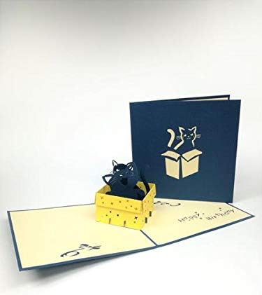 Geburtstagskarte Motiv Katze Marineblau Pop Up Grusskarte Mercedes Benz Auto Jahrestag Baby Happy Birthday Ostern Muttertag Dankeschon Valentinstag Hochzeit Kirigami Papierhandwerk Postkarten Amazon De Burobedarf Schreibwaren
