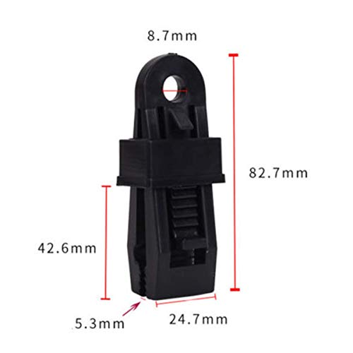 image for Dunhil 12 Pack Heavy Duty Tarp Clips Camping Clamp Clips Tent Tighten 