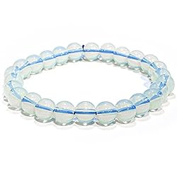 Opalite Gem Semi Precious Beads Bracelet