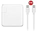 Ewayfa USB-C 87W Power Adapter Charger, with USB-C to USB-C Charger Cable.