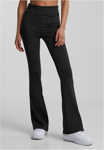 Leggings Évasé Taille Haute Recyclé Femme Legging Noir