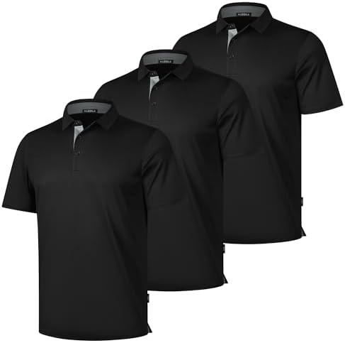 Amazon.com: Facitisu Mens Polo Shirt Short Sleeve Golf Collared