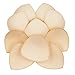 5 Pairs Bra Pads Inserts, Removable, Air Cotton, Foam Sponge, Breathable (Beige, A/B Cup)