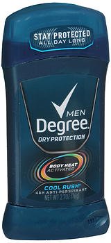 Degree Men Dry Protection Antiperspirant, Cool Rush 2.7 Oz