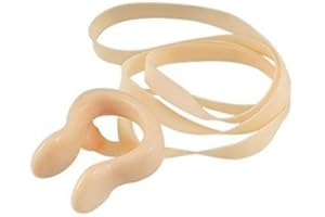 Silicone Beige Elastic String Diving Swimming Nose Clip Plug Water Clip