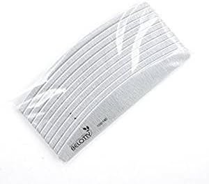 10 PCS Professional ZEBRA HALF MOON nail file EB-179/56 (Grit #180/240)
