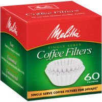 Melitta 63229 Single Serve Coffee Filters For JavaJig 60 Count