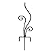 Rome B109 Flowerbed Sundial Base, Wrought Iron with Black Powder Coat, 20-Inch Height