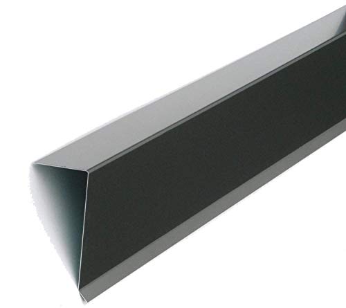 Ortblech Ortgangblech Ortgangwinkel 2000mm lang 60mm x 125mm Winkel Dach-Abschluss-Blech Dachrandblech Dach Kantblech…