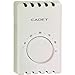 CADET MANUFACTURING CO 08122 White Double Pole Thermostat