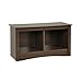 Prepac Twin Cubbie Bench, Espresso