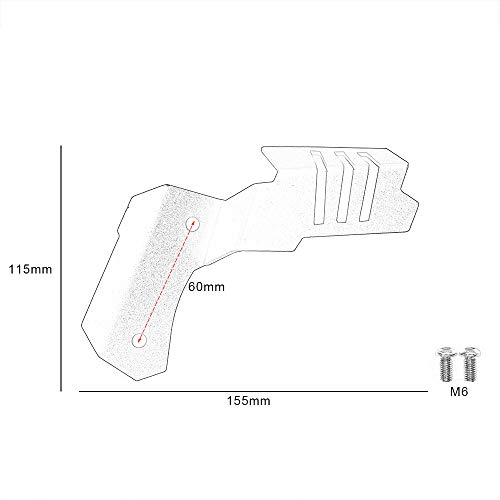 XX eCommerce Motorcycle Motorbike Clutch Arm Guard Cover Protector for 2016 2017 2018 Honda CRF1000L Africa Twin 16 17 18 (Black)
