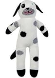 Blabla London the Dog Mini Plush Doll - Knit Stuffed Animal For Kids. Cute, Cuddly & Soft Cotton Toy. Perfect, Forever Cherished. Eco-Friendly. Certified Safe & Non-Toxic.