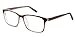 Glassesshop Retro Optical-Quality RX-Able Eyeglasses Rectangle Eyewear Frame-Brown