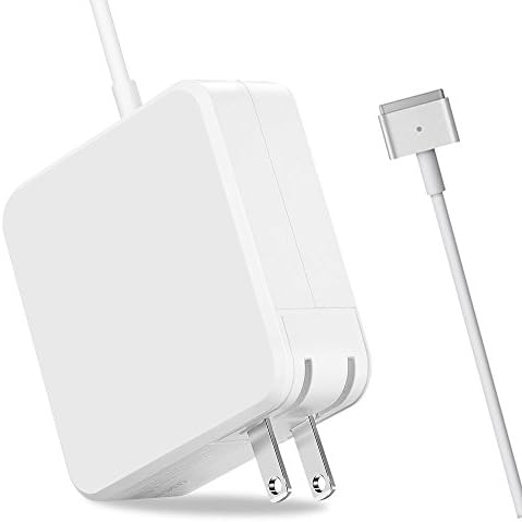 Macbook Pro Charger, Ac 60W Magsafe 2 (T-Tip) Power Adapter for Macbook Pro with 13-inch Retina display - After Late 2012