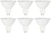 Amazon Basics 35 Watt Equivalent, 3000K White, Dimmable, 15,000 Hour Lifetime, MR16 LED Light Bulb | 6-Pack