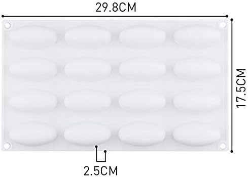 IDEA PJ6237 Molde de silicona con forma de balón de fútbol de 16 ...