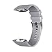 NotoCity Compatible Samsung Gear Fit2 Pro Band Solft Silicone Gear Fit2 Watch Strap for Samsung Gear Fit2 Pro Smartwatch Bans(Grey, Small)