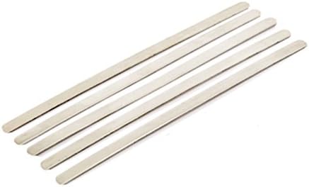 NinjaCrafters Sterling Silver 1/4" Bracelet Blanks, 5-pack of FINISHED Cuff Blanks - 16 gauge - Deburred, Tumbled and Polished -for Hand Stamping and more (10-pack)