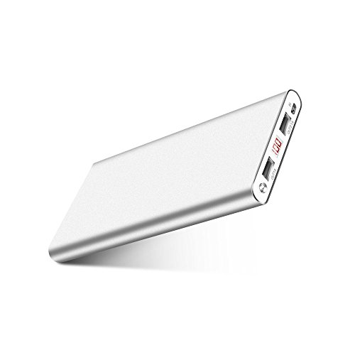 Fritesla 16000mah Power Bank Portable Charger for Smartphones-Silver
