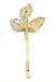 QTMY 4 PCS Metal Feather Leaves Hairpin Hair Clips Hair Accessories