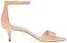 Nine West Women's Leisa Leather Heeled Dress Sandal, Natural Leather, 7.5 M US