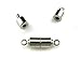 CrazyPiercing 10 PCS Silver Magnetic Clasps for Jewelry - Necklace Magnet Clasp Converter (1)