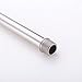 HANEBATH 12 Inch Ceiling Mount Shower Arm with Flange, Brushed Nickel Shower Head Extension Arm, Thick 304 Stainless Steel