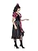 Smiffys Women's Wild West Saloon Girl Costume, Dress and Feather Hairclip, Western, Serious Fun, Plus Size 18-20, 26529
