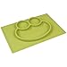 Galaxy 1 Piece Frog Silicone Placemat & Tray, Green
