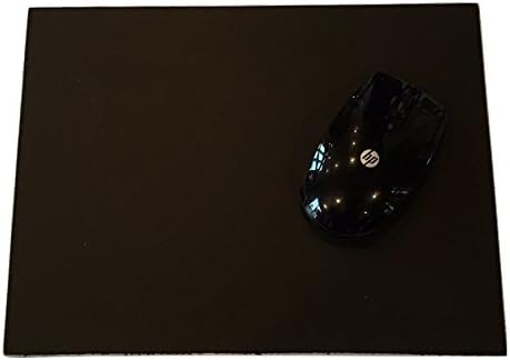 Heavy Duty Giant 9" X 12" Black Deluxe Topgrain Leather Mouse Pad