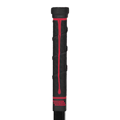 Buttendz Future Replacement Hockey Grip - Step Down Knob with Twirl (Black w/Fire Drip) - Thumbnail 3