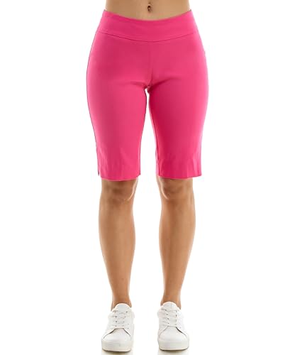 Zac & Rachel Women's Pull On Bermuda Shorts with Millennium Fabric