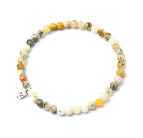 Tiny Rituals YELLOW DENDRITIC OPAL ENERGY BRACELET