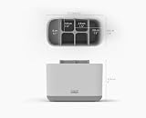 Joseph Joseph Easy-Store Large Toothbrush Holder Caddy - White/Grey view 4