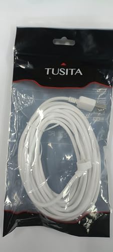 TUSITA 10ft Power Cord Compatible Google Nest Cam Outdoor or Indoor Camera - White, 3M