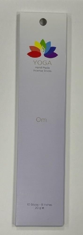 YOGA Hand Rolled Incense Sticks Om 20g