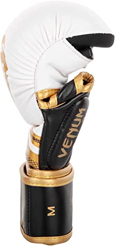 Venum Challenger 3.0 Sparring Gloves - White/Black/Gold - L/XL