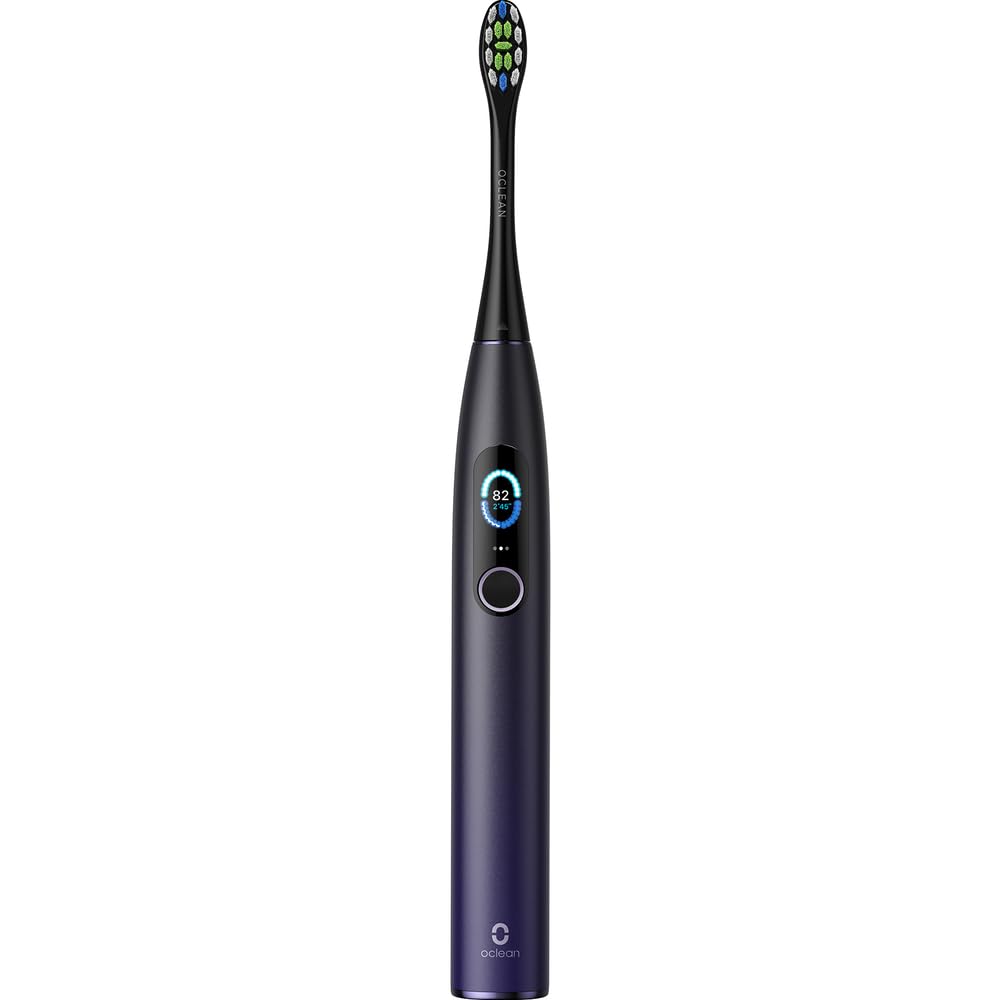 Oclean X Pro, Smart Electric Toothbrush, 3 Modes with Whitening, Quick Charge for 30 Days, Anti-Mould Design, IPX7 –Deep Purple