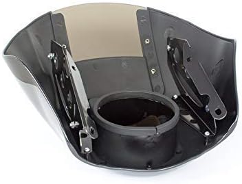 Alchemy Parts Detachable Motorcycle Half Fairing with Tinted Windscreen for Custom and Cruiser Models, Tinted Screen - Image 4