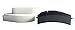 2 Pack Kit Pre-filter Foam and Felt for Shark Navigator Lift-away NV350 Nv351 Nv352 Nv355 Nv356 Nv357 + 1 Hepa Filter For Shark Part # XFF350 & # XHF350