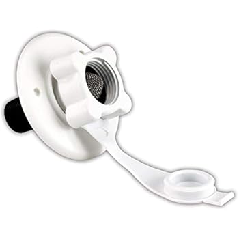 JR Products Polar White J R Products 160-85-A-2P-A City Water Disk W/Chk Vlv Pw